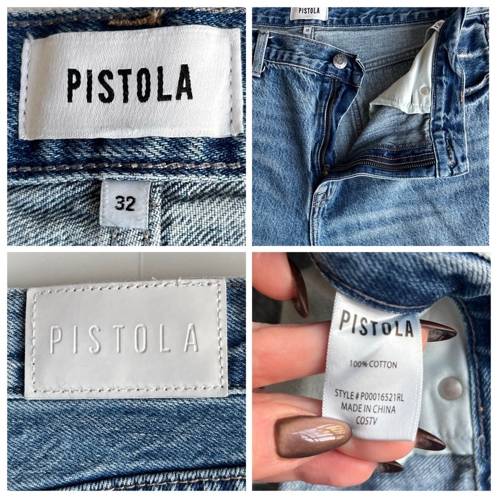 Pistola Bobbie Wide Leg Ankle Jeans - Picture 10 of 10